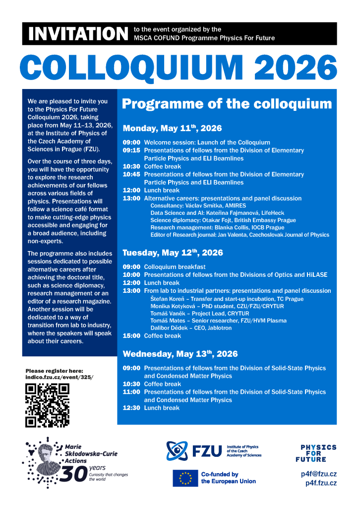 P4F Colloquium 2026 Programme